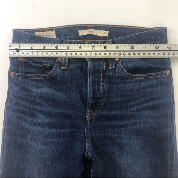 LEVI’S Wedgie straight leg ankle jeans Size 24” - Picture 4 of 7